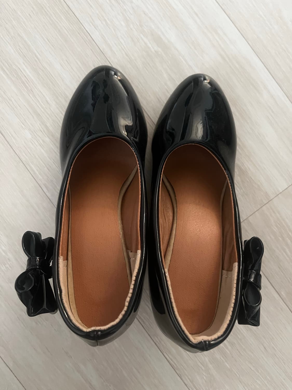 빈티지 하트 리본 구두 상품이미지4