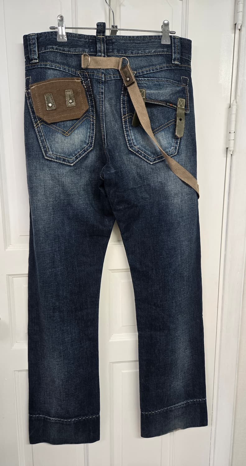 Energie 스트랩디테일 빈티지 데님팬츠 상품이미지6