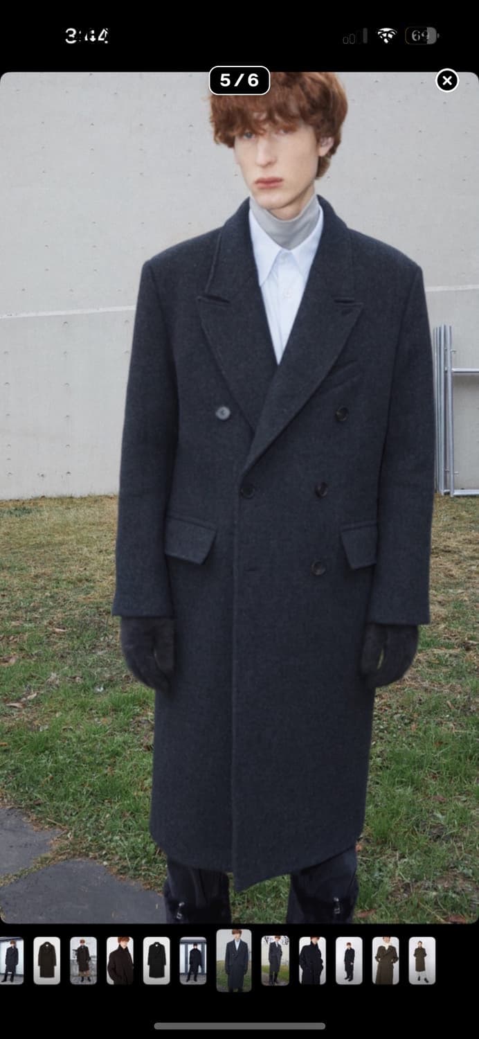 타일레 Taille 그레이 더블 브레스티드 코트 구합니다ㅜㅜ 상품이미지2