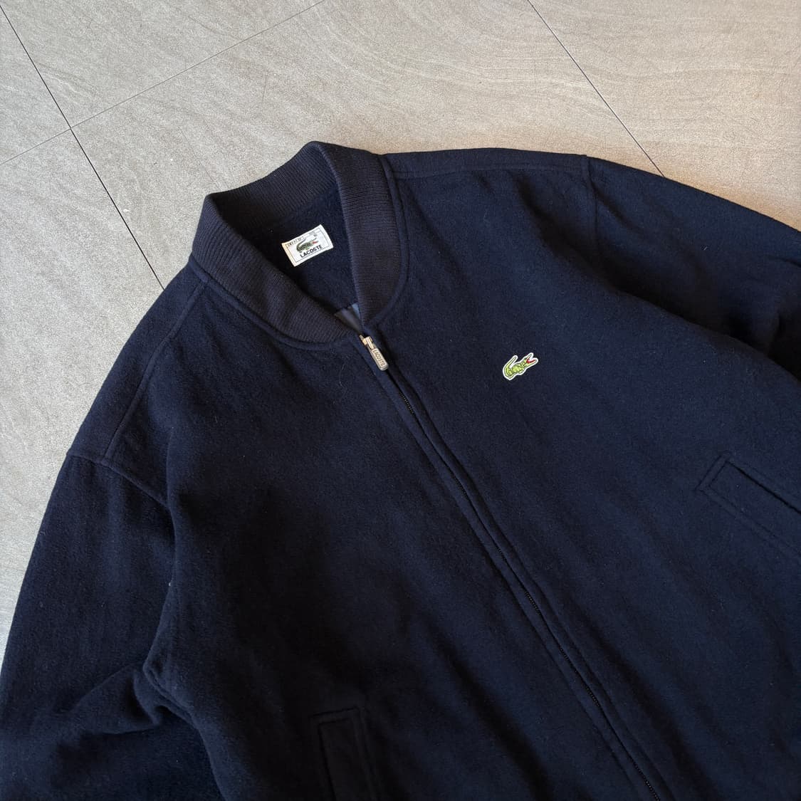 라코스테 서광제조 울 네이비 블루종 자켓 상품이미지2