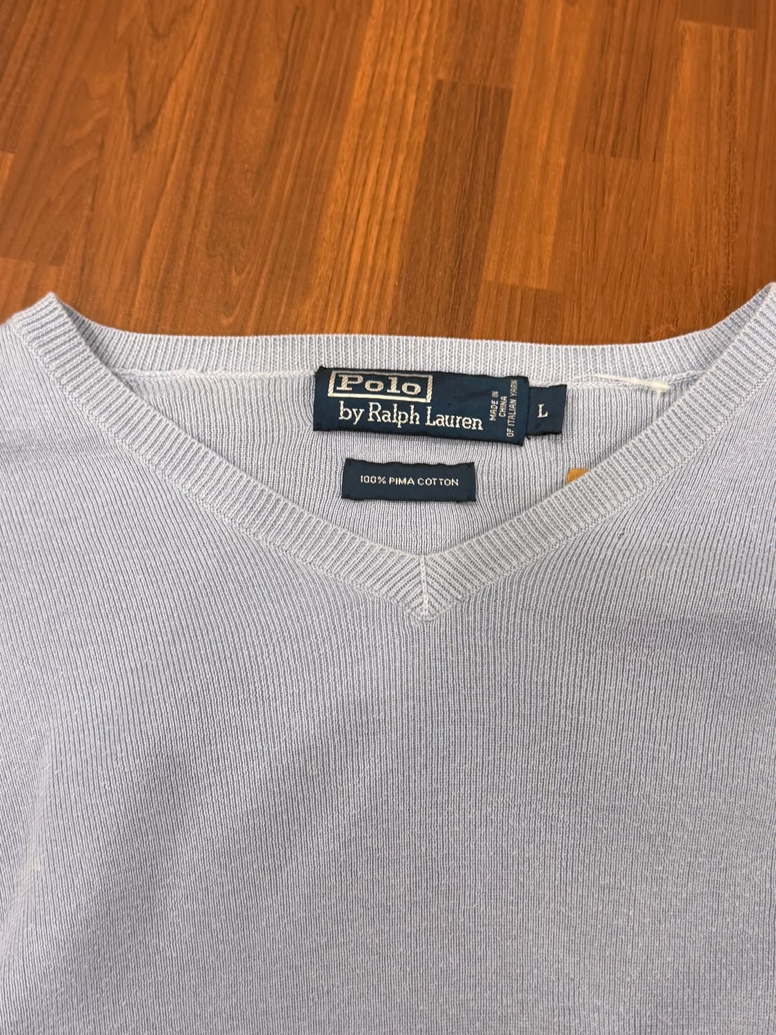 Polo ralph lauren 폴로 랄프로렌 피마코튼 브이넥 니트 상품이미지7