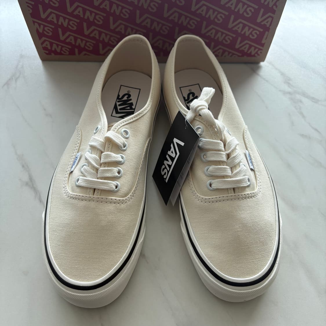  VANS 반스 에너하임 애너하임 어센틱 아이보리 270 미착용 새상품  상품이미지2
