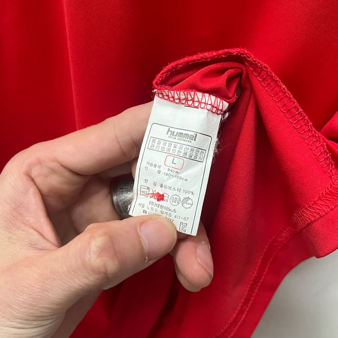 험멜 강원FC 카라 반팔티 L 상품이미지4