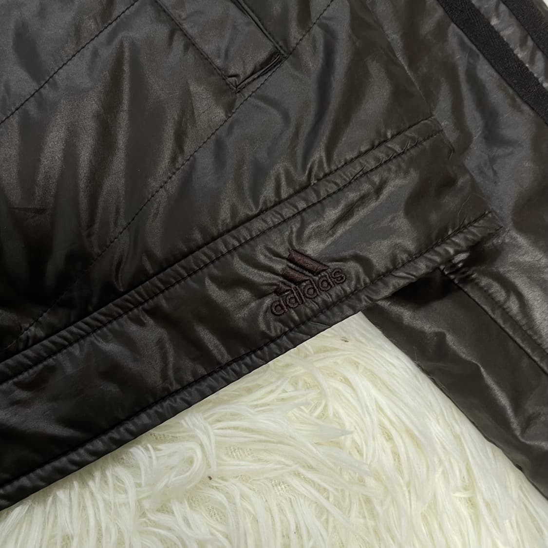 아디다스 라이더 패디드 자켓 다크브라운 상품이미지7