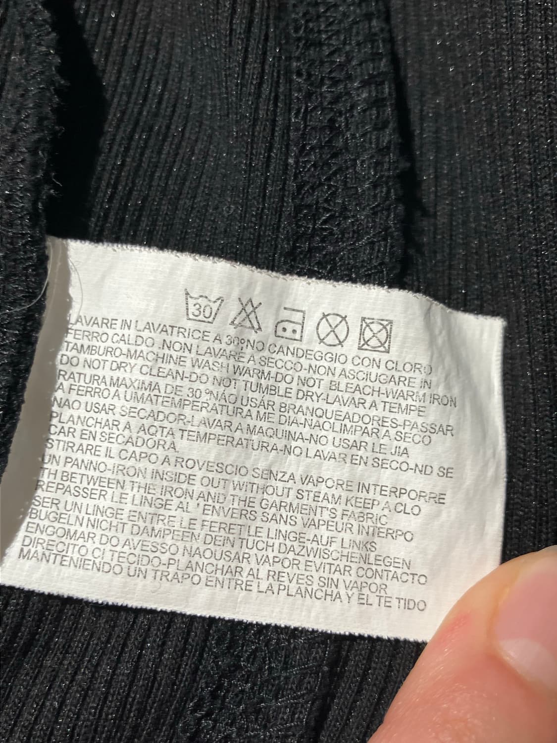 Armani Jeans 빅 로고 패치 골지 투웨이 집업 자켓 M 상품이미지10