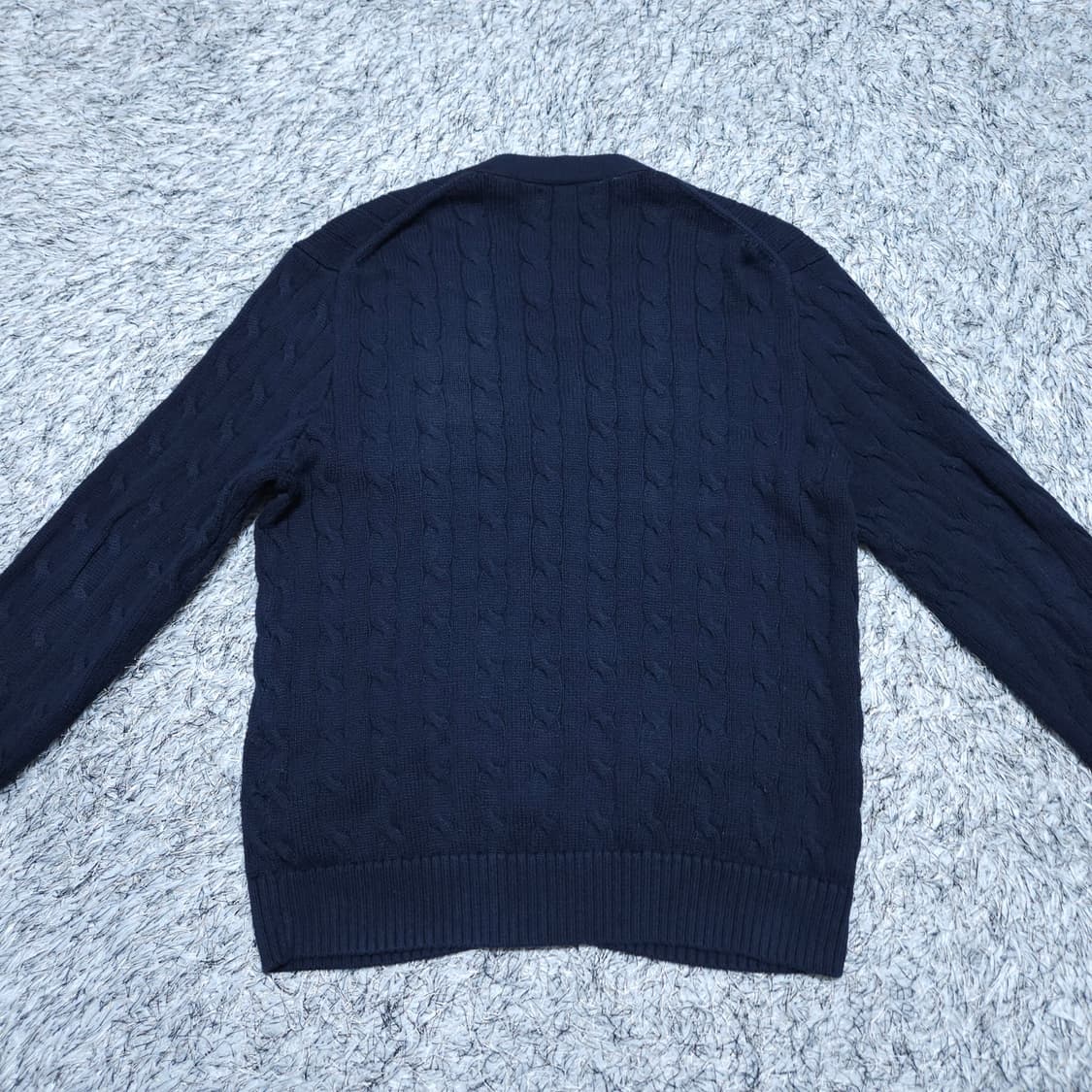 폴로랄프로렌) M 남자 케이블니트 꽈배기가디건 / 왕눈이샵 상품이미지5