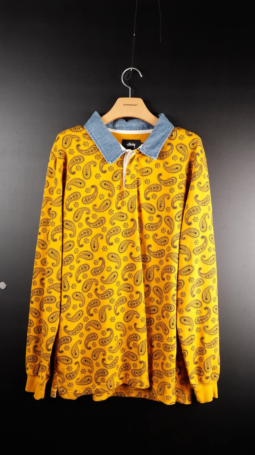 스투시 페이즐리 럭비 티셔츠 상품이미지1