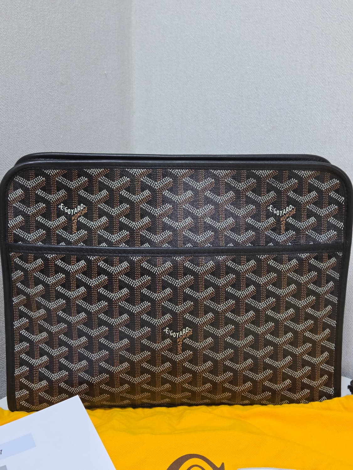 고야드 쥬방스 토일렛 백 클러치 Gm Size Black 상품이미지2