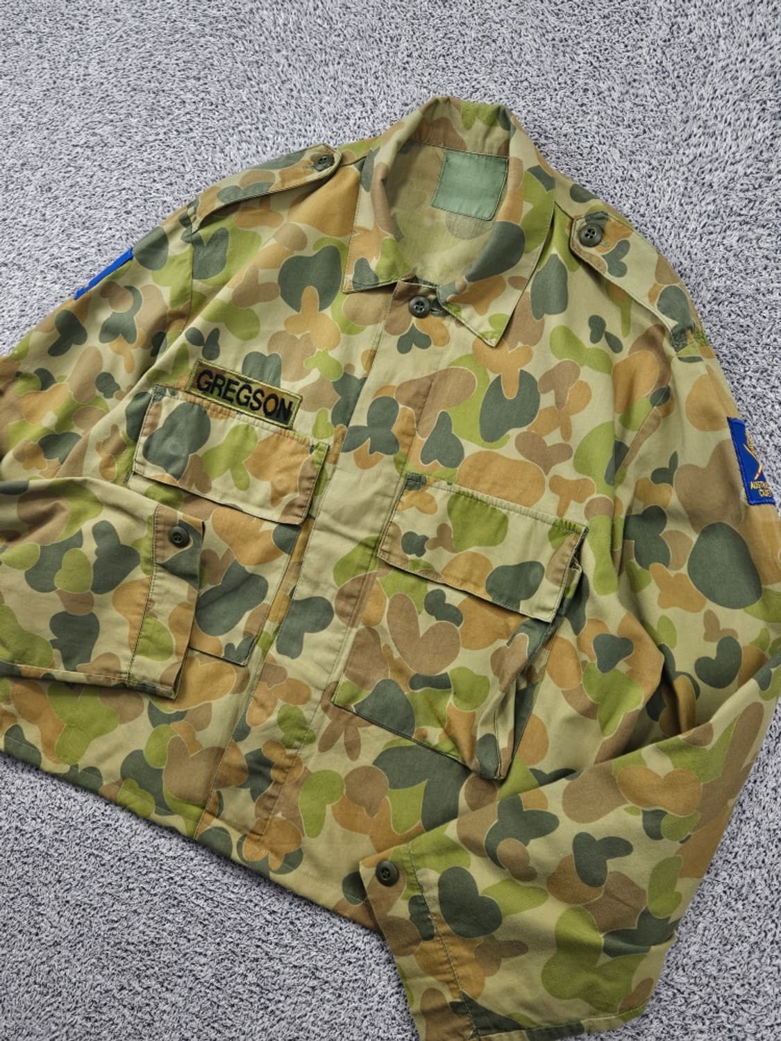 호주군 DPCU 덕헌터 필드 셔츠 자켓 커스텀 (L추정) / 11884 상품이미지6