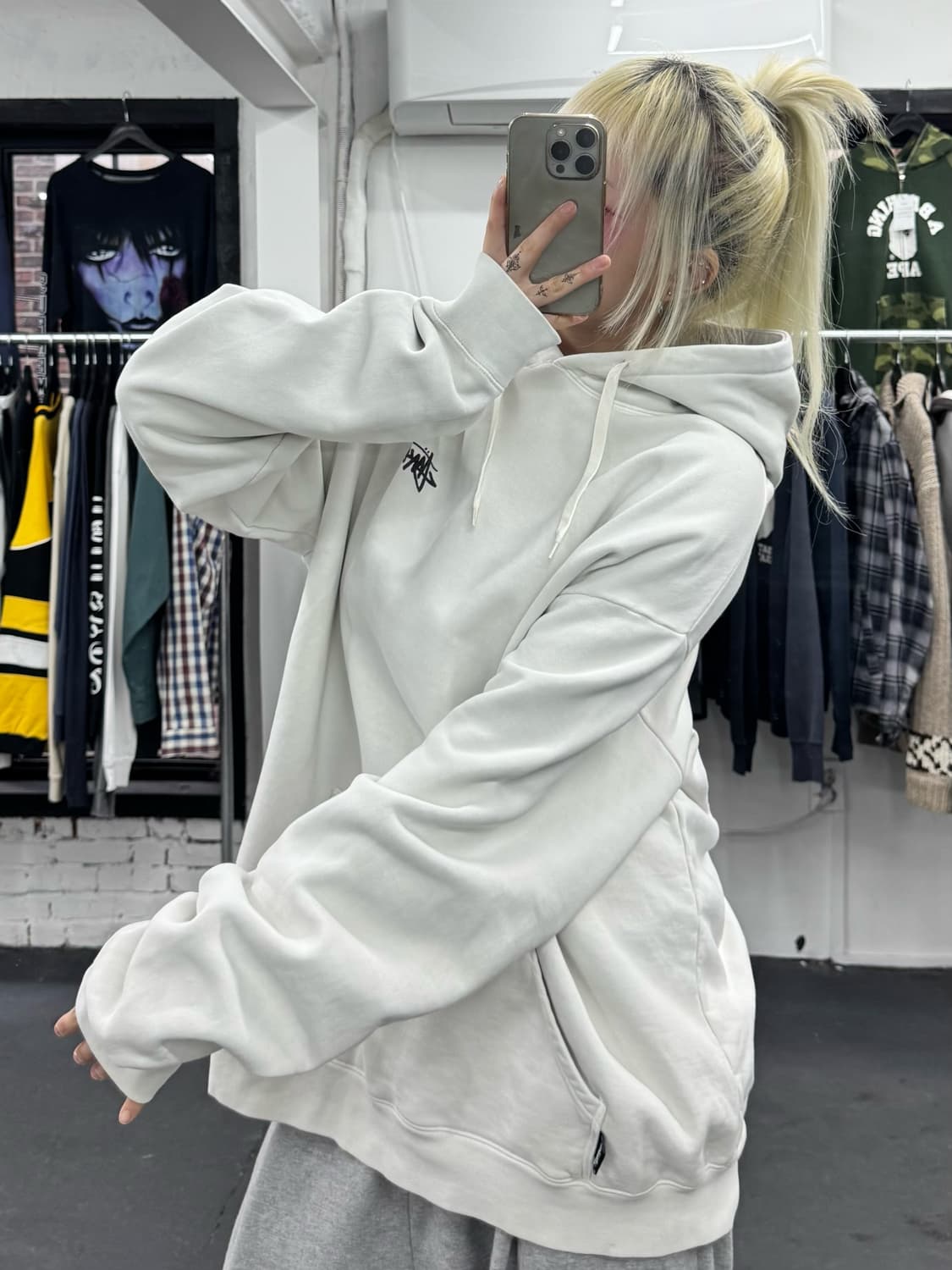 스투시 퍼지 다이스 후드티 상품이미지5