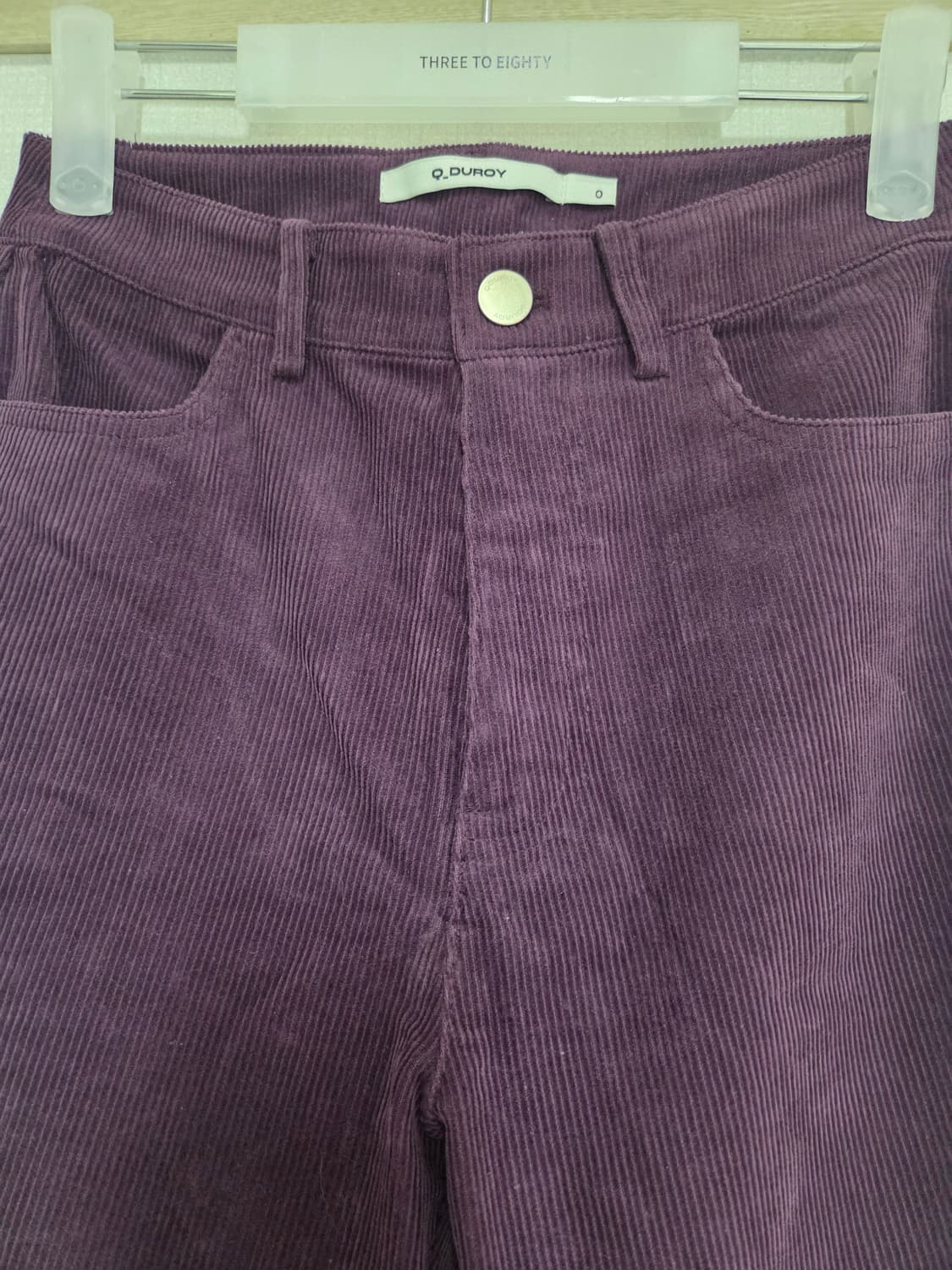 Qduroy Corduroy Bootcut Pants - Wine 상품이미지9