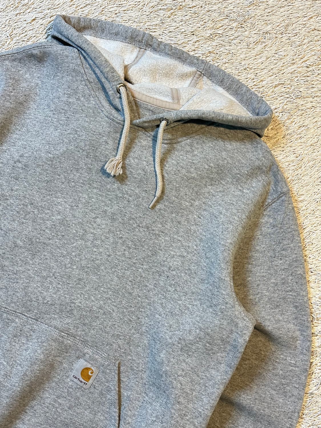 칼하트 CARHARTT 미드웨이트 오리지널핏 기모 후드티 그레이 상품이미지2