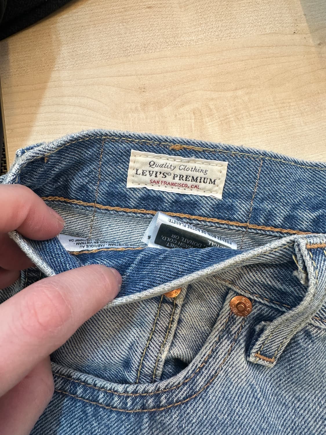 28) 리바이스 551 연청 슬림 일자 청바지 상품이미지4