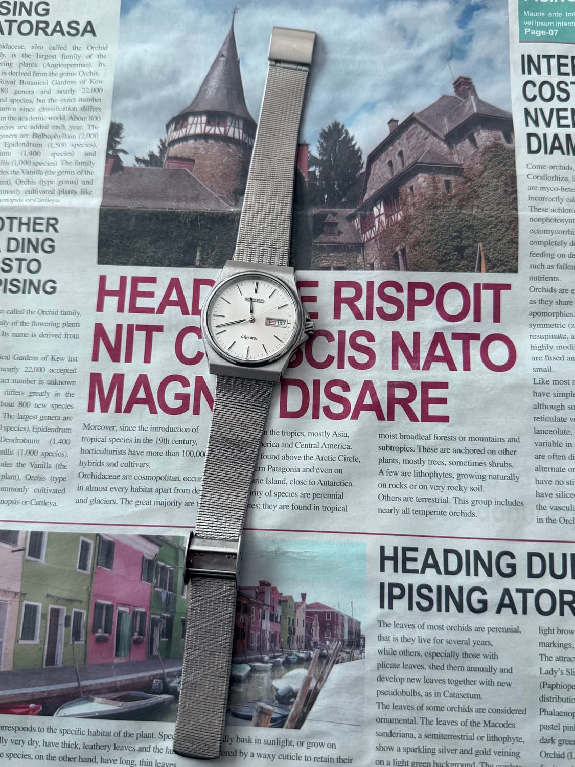 Seiko 세이코 Chronos Quartz Day-Date 상품이미지2