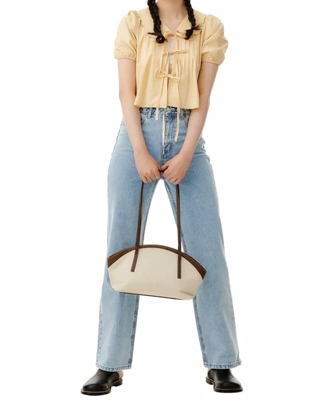 모메벤 블라우스 (빌리 하루나 착용) 상품이미지3