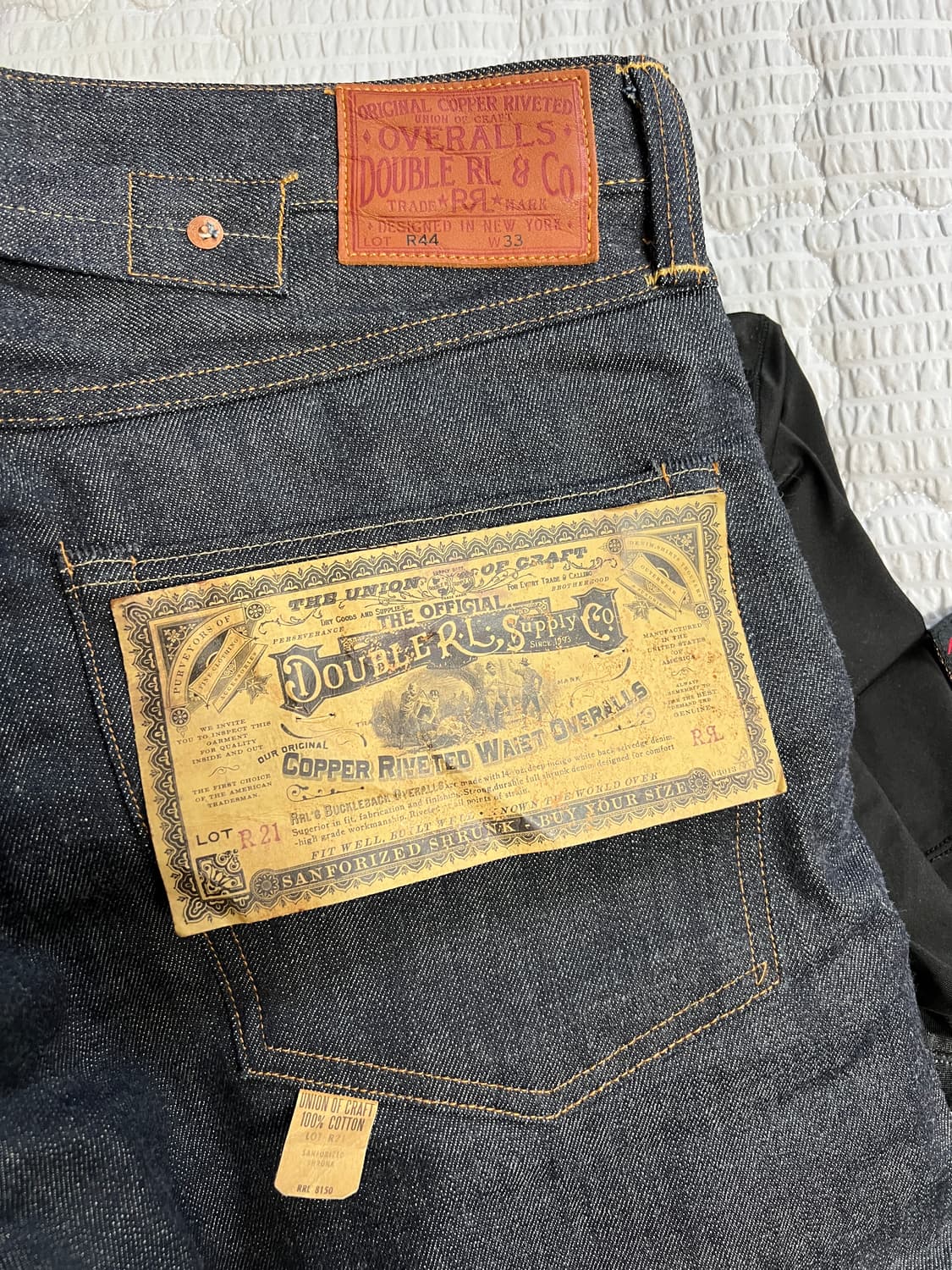 RRL 1936 Buckle Back Rigid Denim 더블알엘 상품이미지1