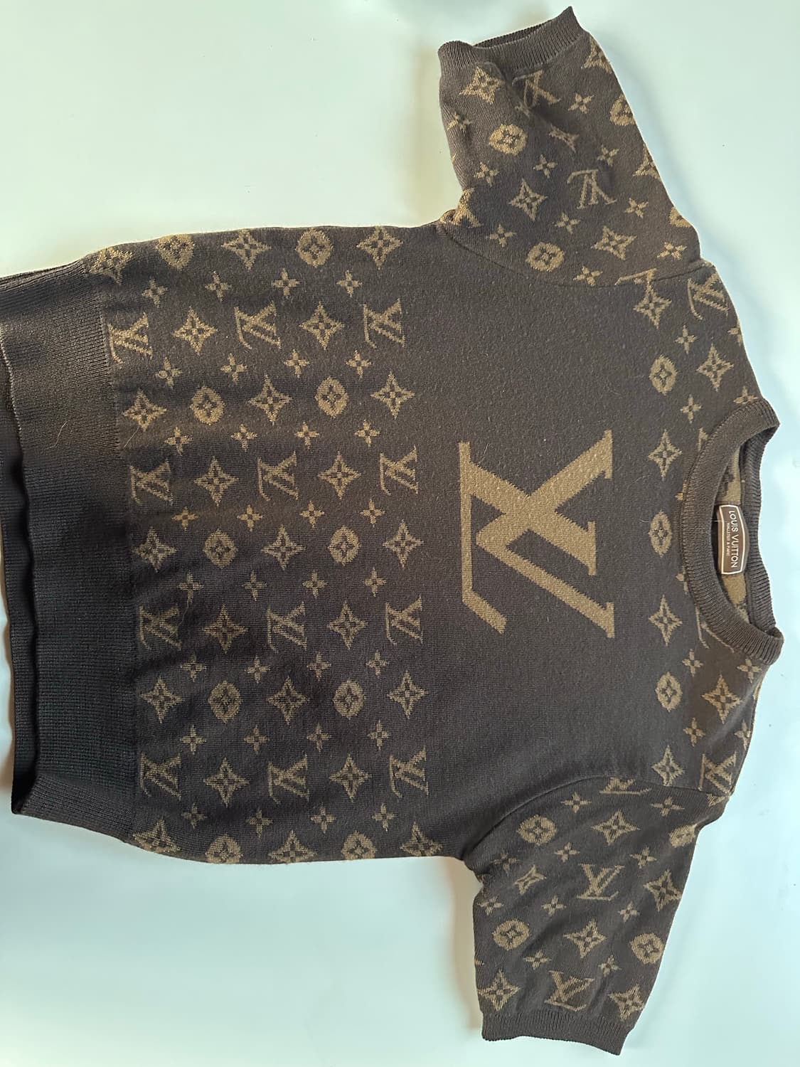 루이비통 빈티지 퍼 자켓 + 스웨터 상품이미지1