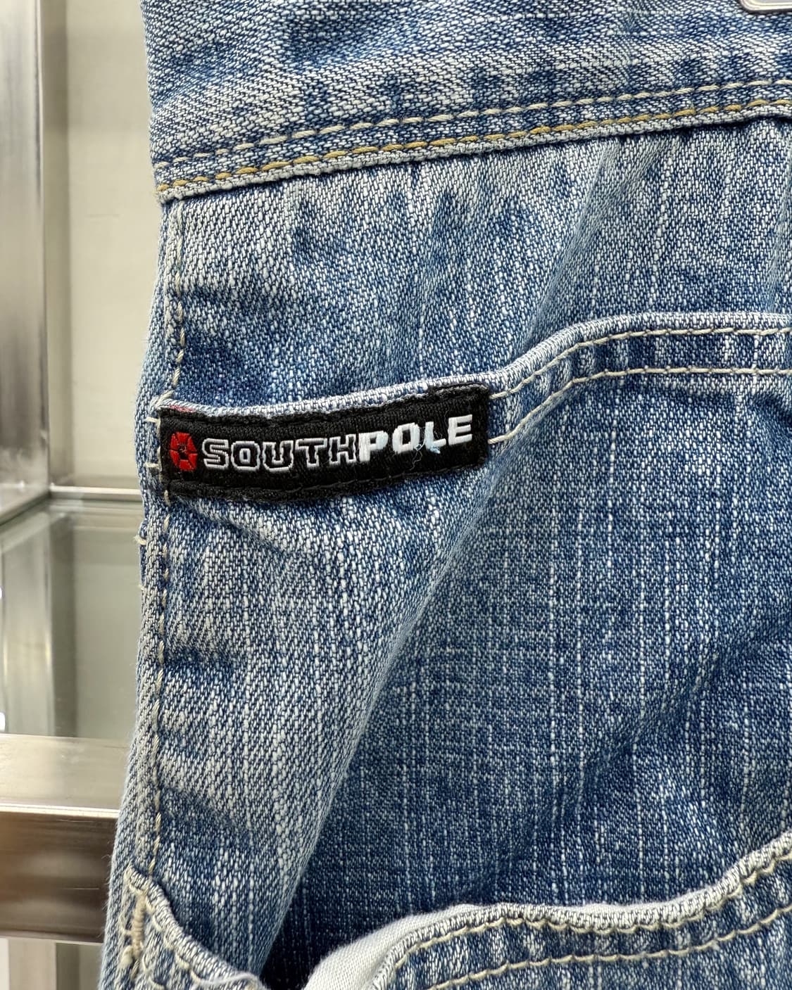 사우스 폴 00s 와이드 힙합 데님 팬츠 상품이미지6