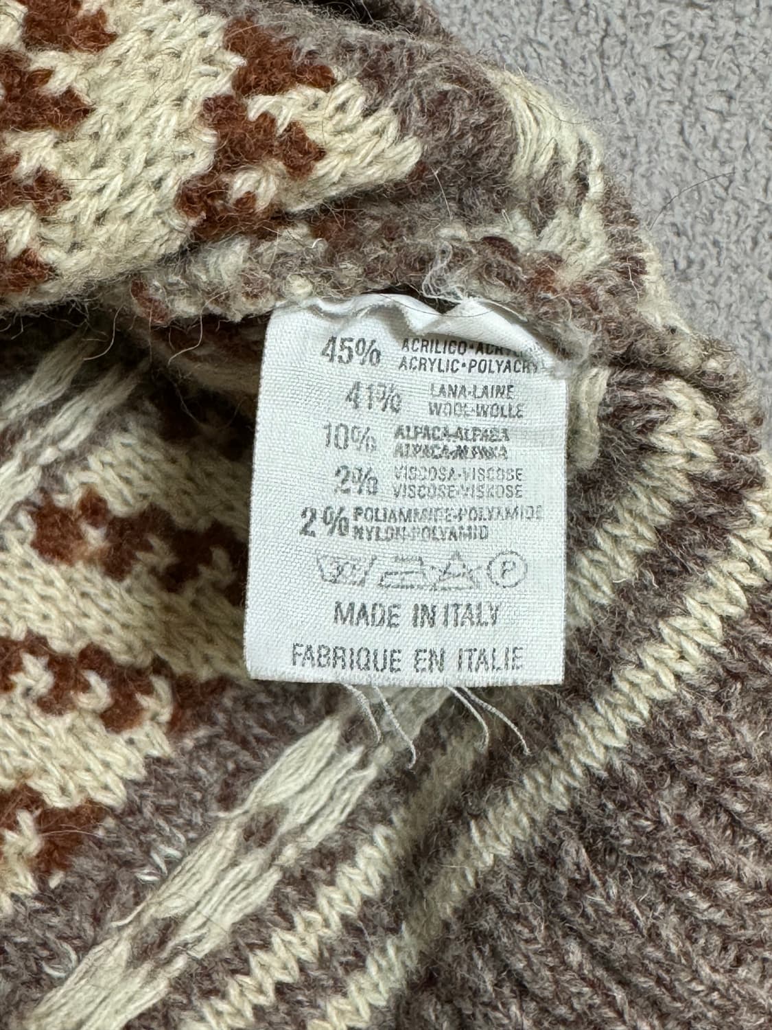 🇮🇹 Marlboro classics 말보로 클래식 알파카 에스닉니트 상품이미지5