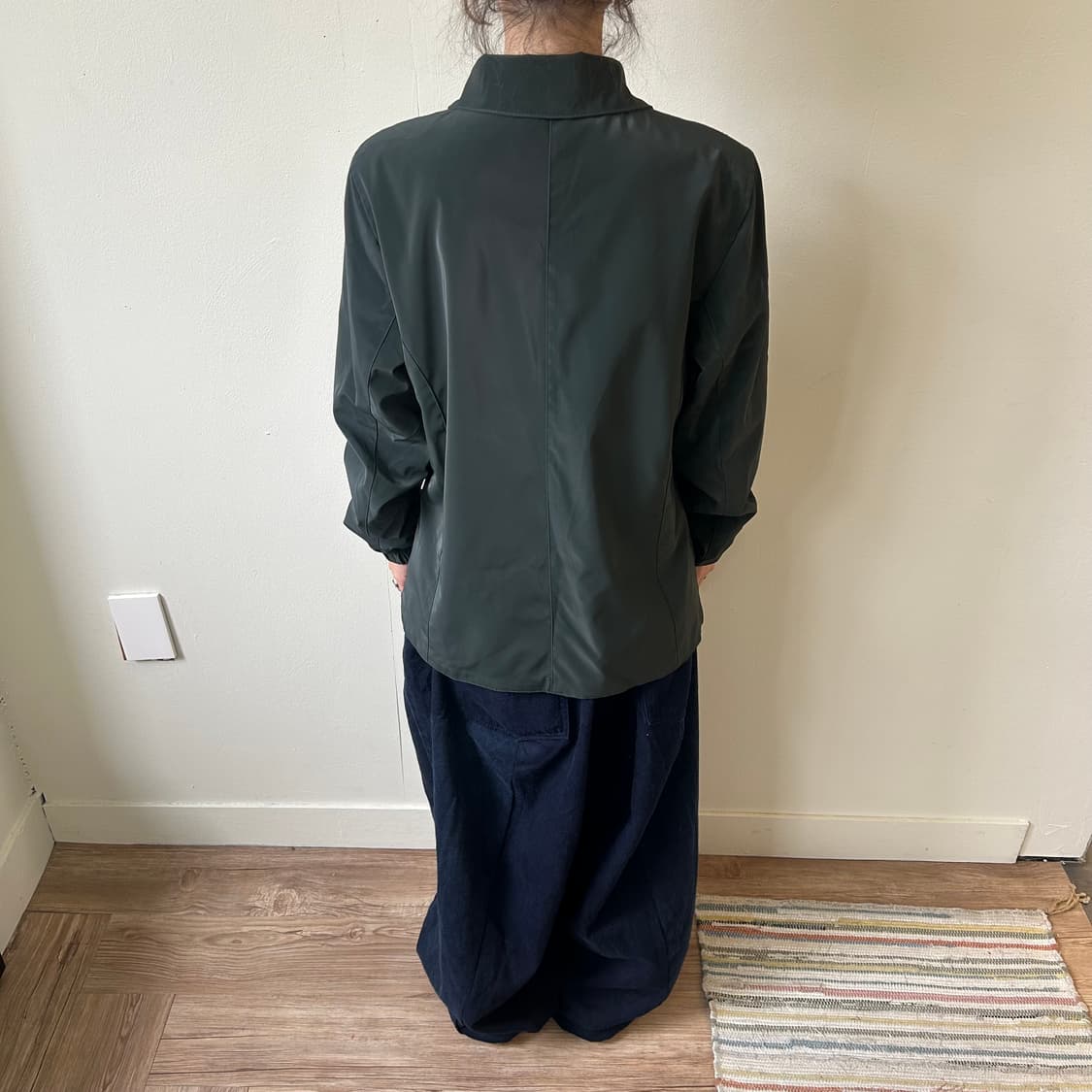 아르마니 올리브 나일론 자켓 상품이미지3