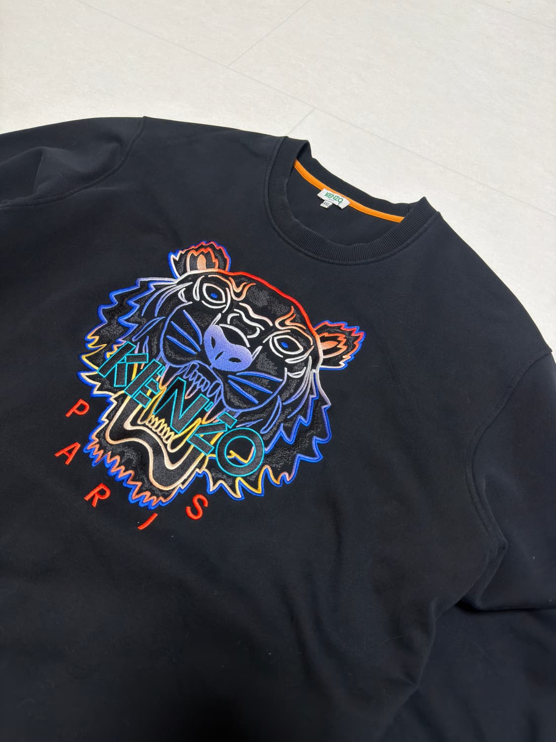 [백화점판,XXL] 겐조 타이거 맨투맨 블랙 상품이미지2