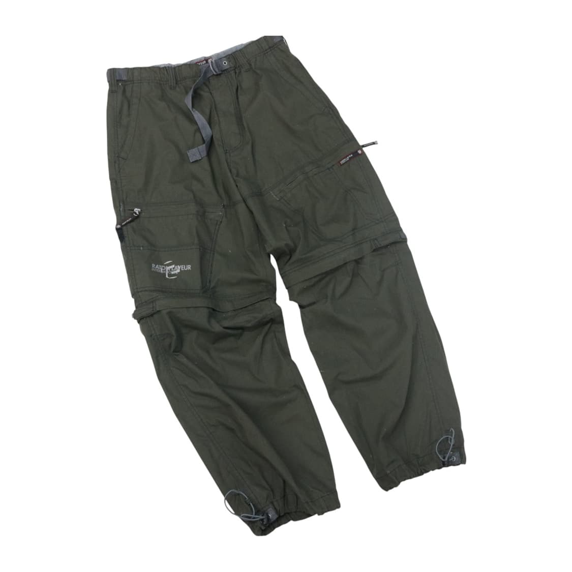 RATON LAVEUR 빈티지 투웨이 카고 팬츠 카키 상품이미지1