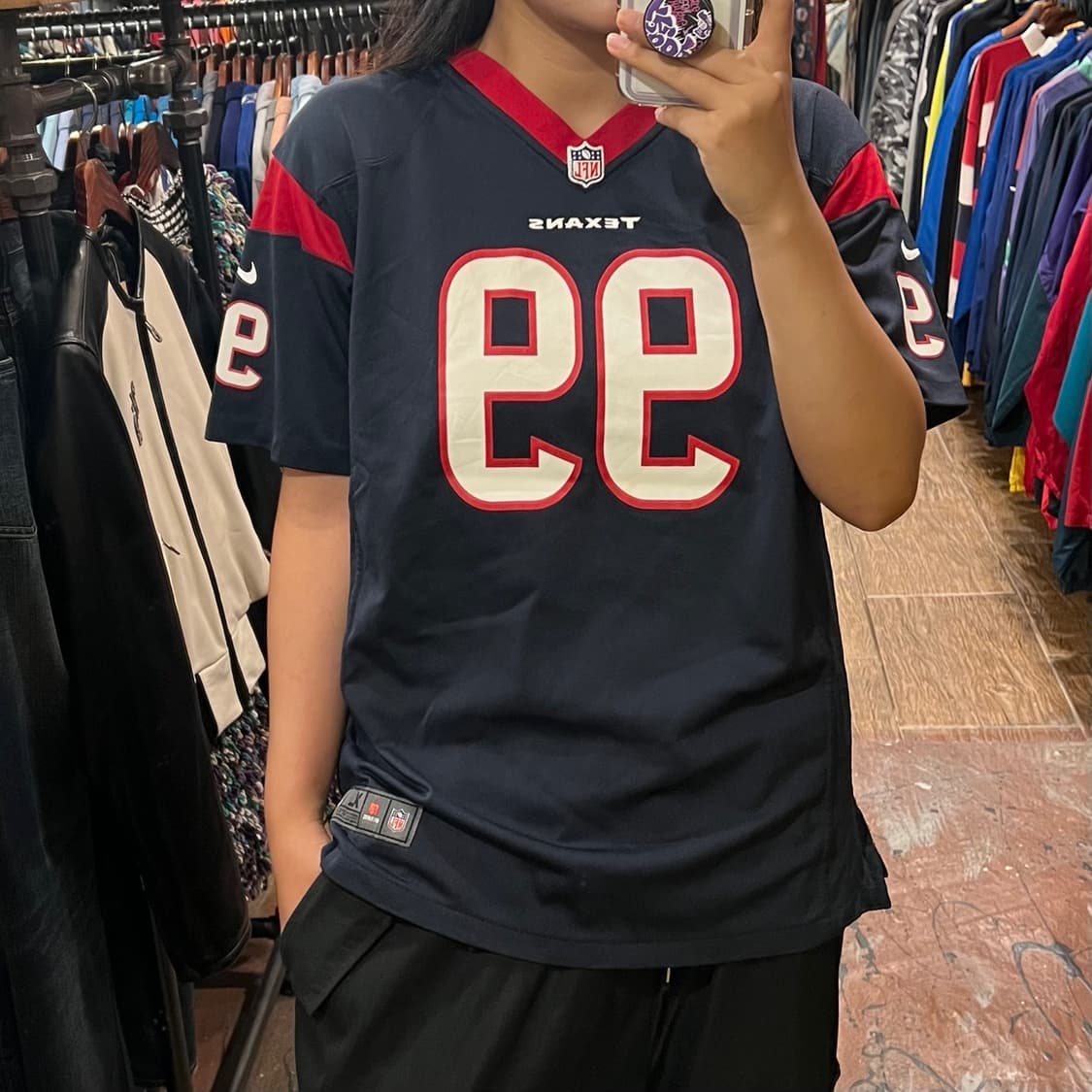[HI]NFL 풋볼져지 반팔티 네이비 상품이미지2