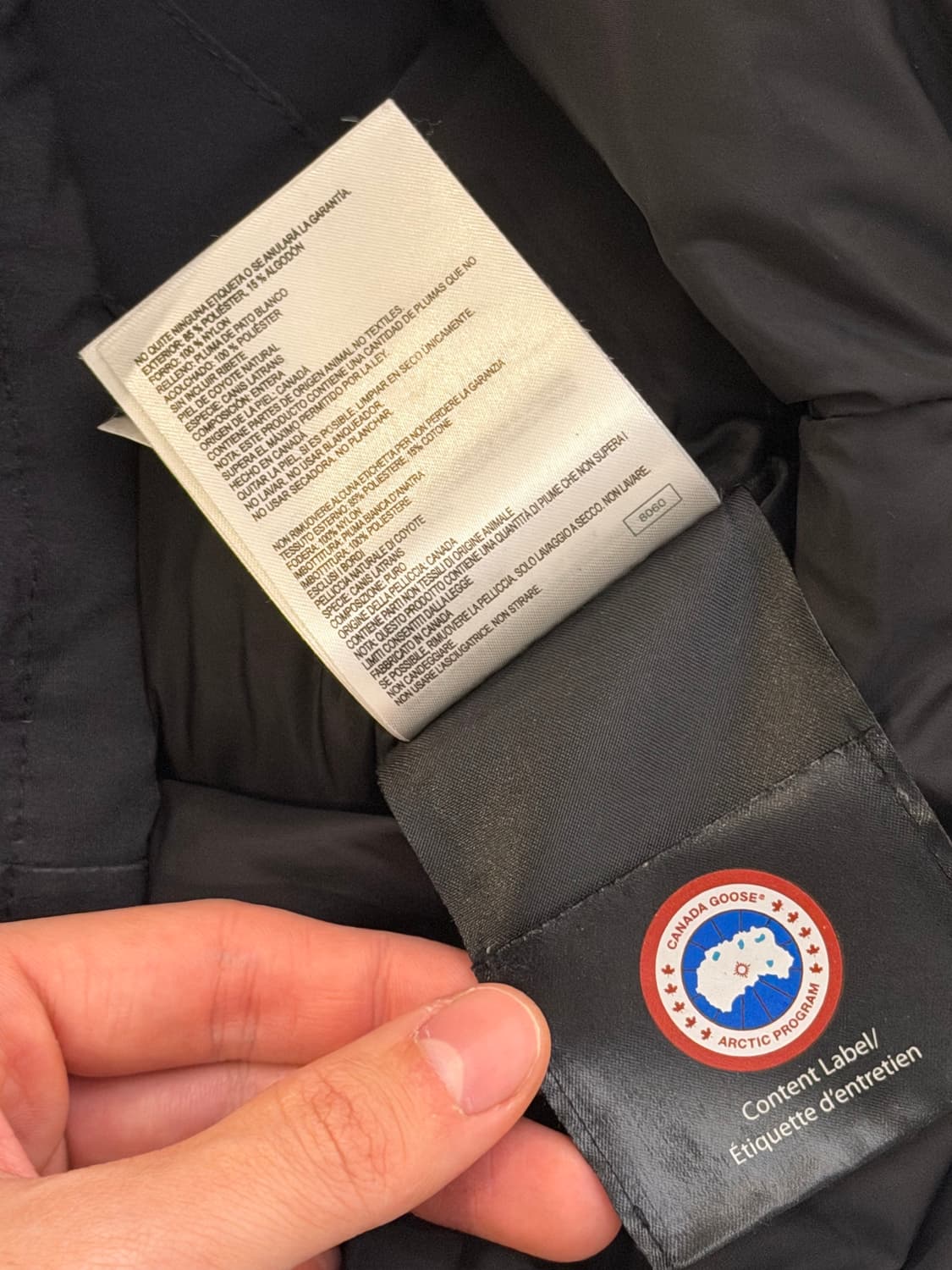 캐나다구스 샤토 제스퍼 다운 패딩 블랙 상품이미지8