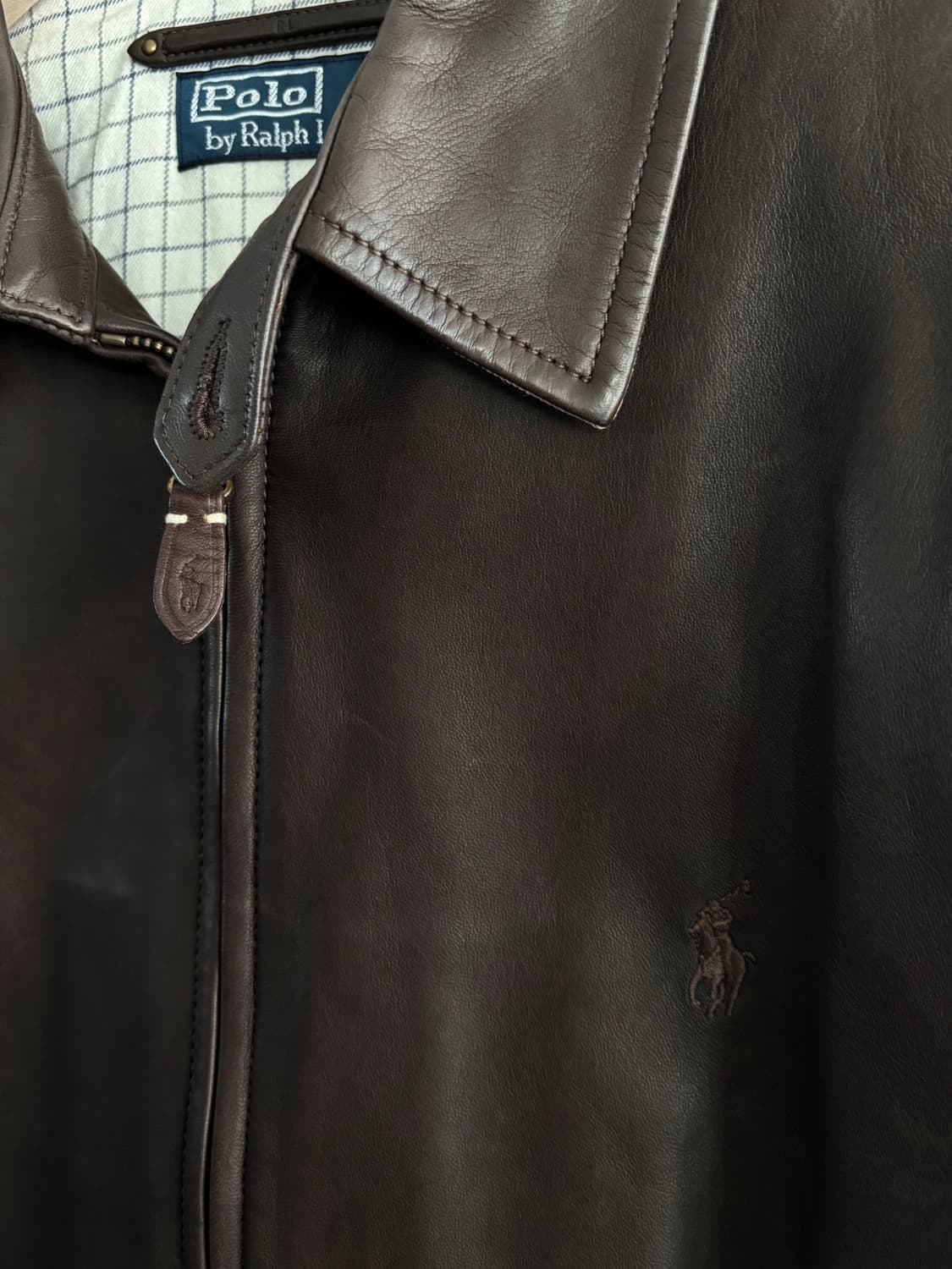 Polo 폴로랄프로렌 브라운 맥스웰 양가죽 자켓 상품이미지3