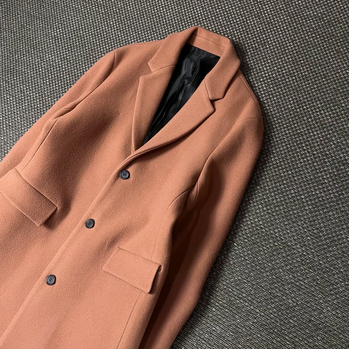 데이몬지져스 인디핑크 울 캐시미어 싱글 코트 46 상품이미지4