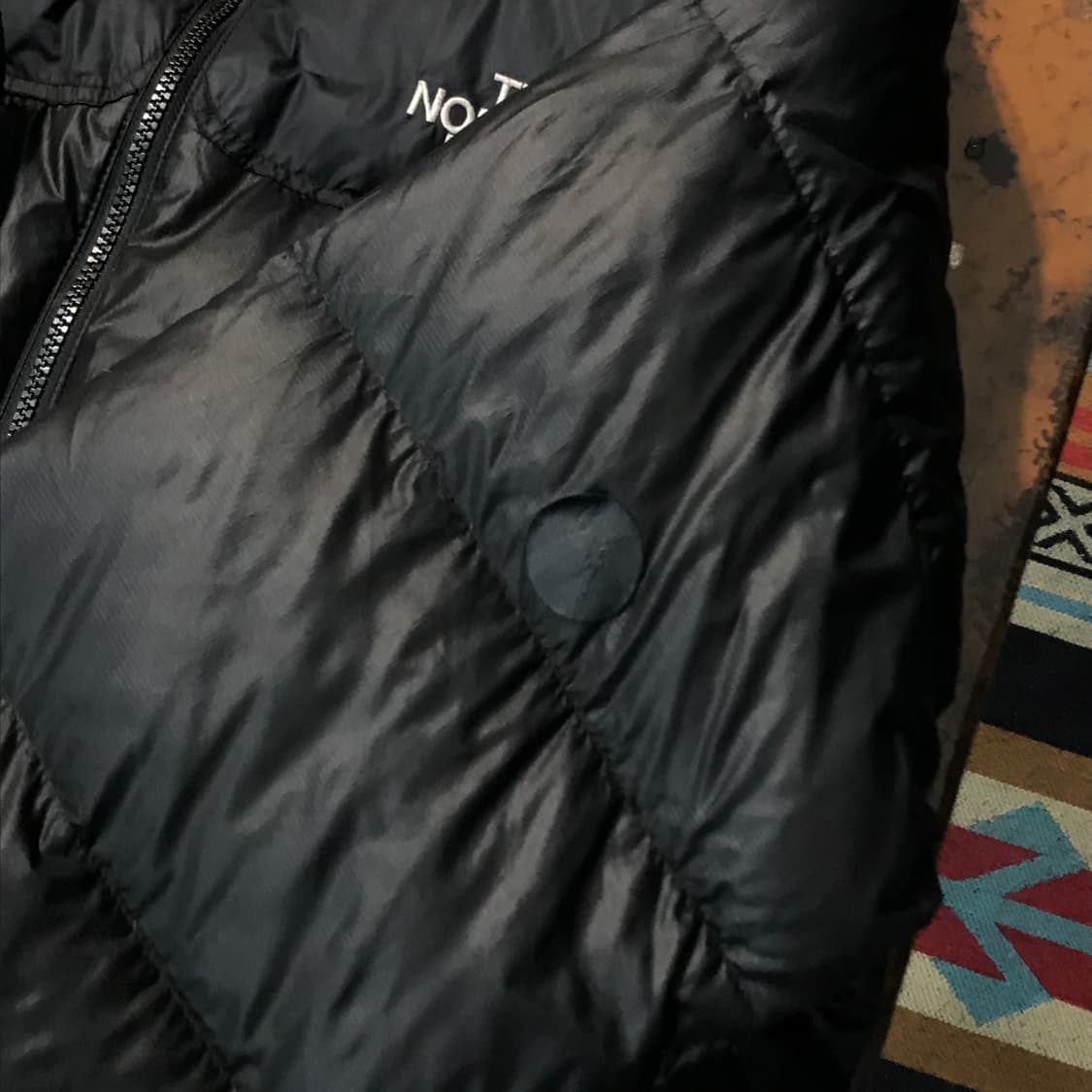 노스페이스 700 블랙 눕시 덕다운 푸퍼 패딩 남성 110 사이즈  상품이미지5
