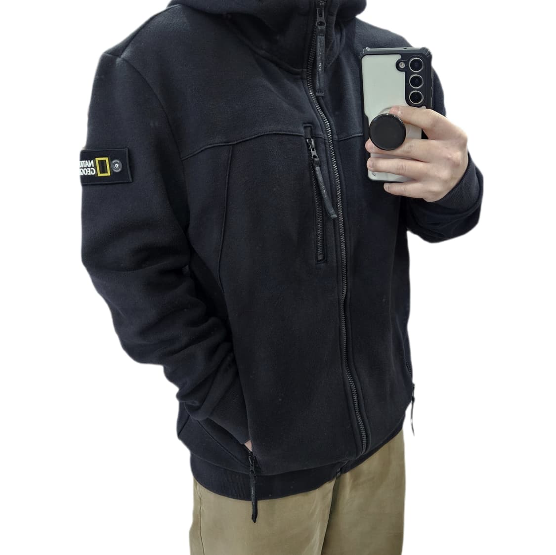 내셔널지오그래픽 와펜 풀집 후드집업 XL 105 상품이미지1