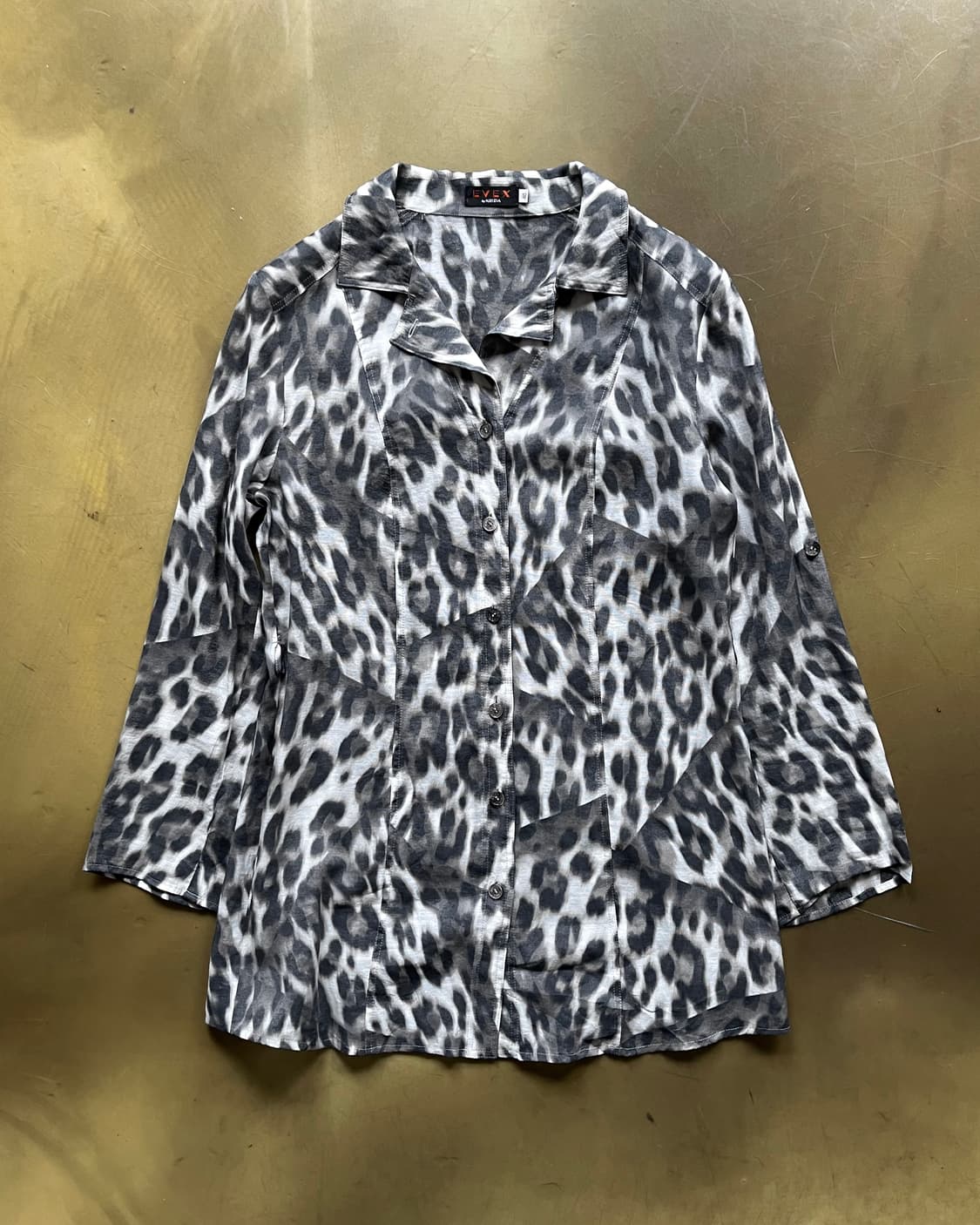 EVEX by Krizia Leopard Pattern Old Shirt 상품이미지3