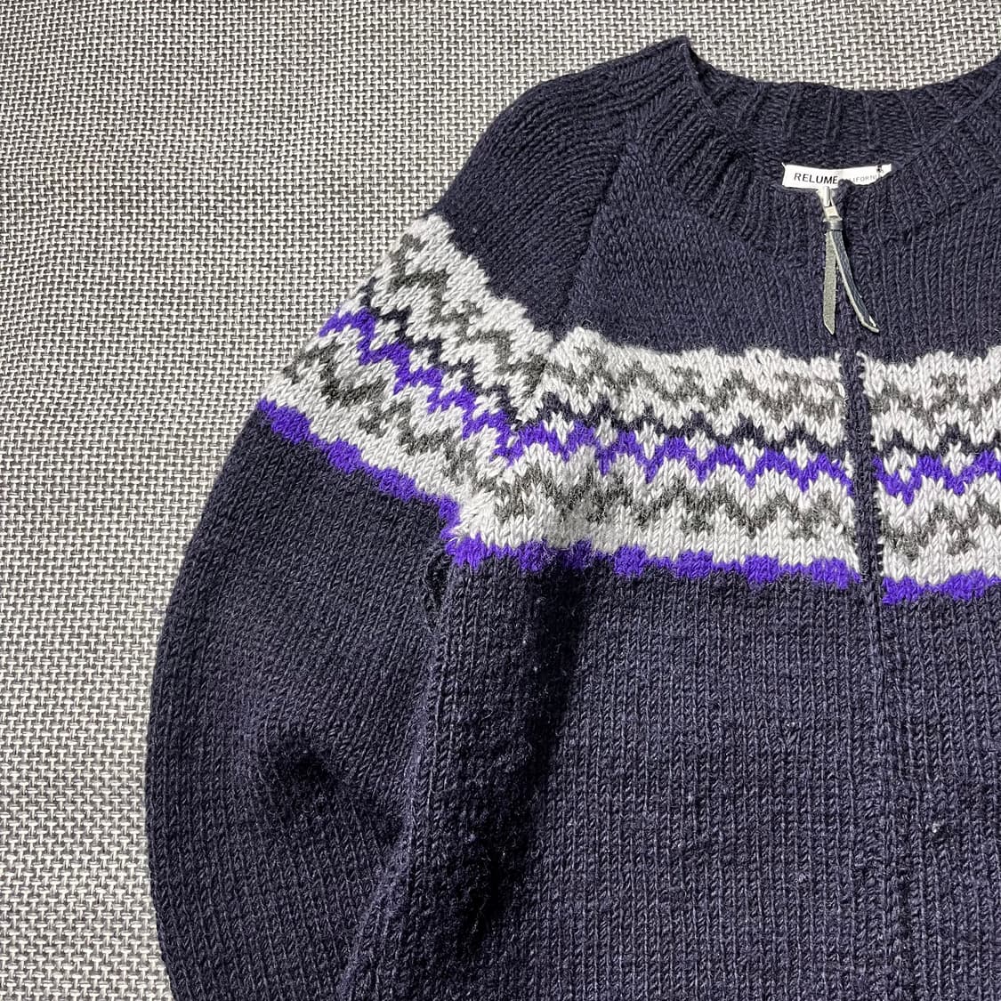 JOURNAL STANDARD 니트 집업 (M) 상품이미지3