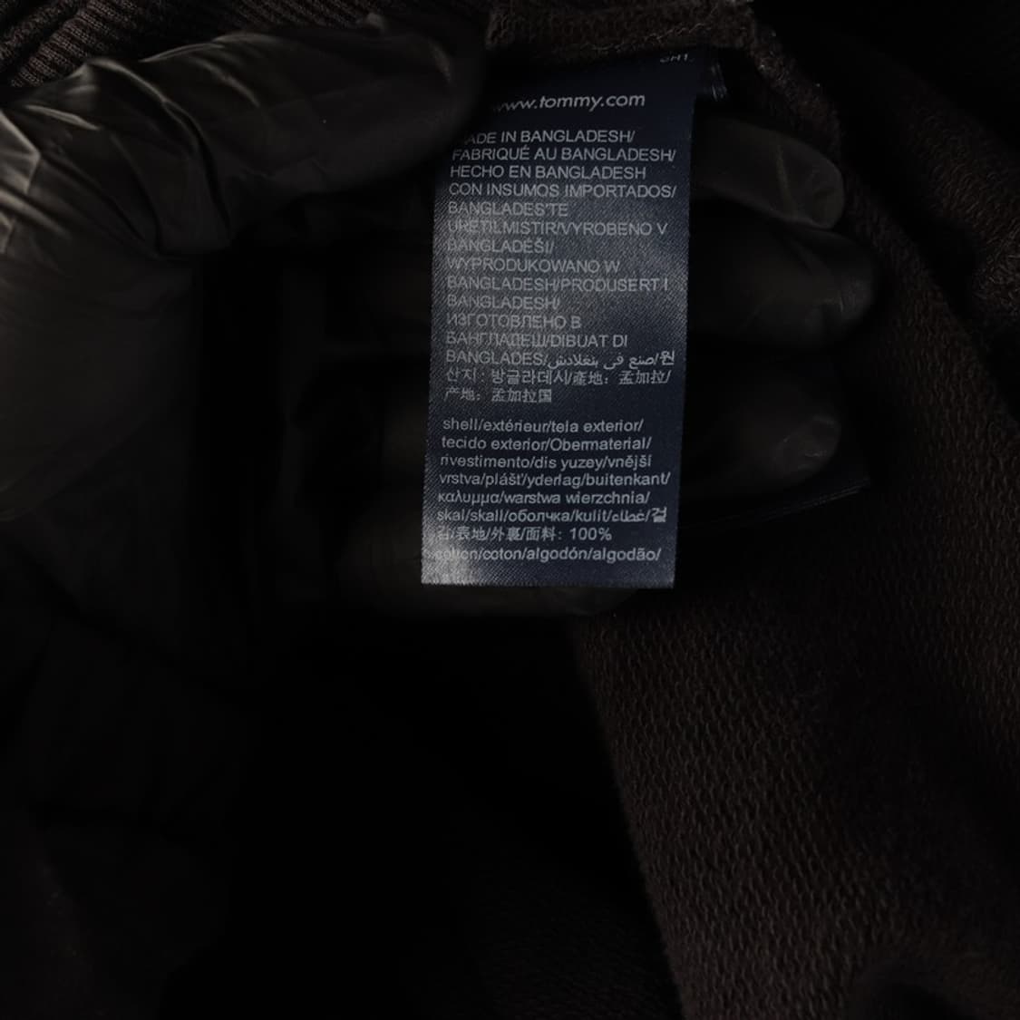 타미진스 자수 빅로고 하프집업 맨투맨 블랙 XL 상품이미지6