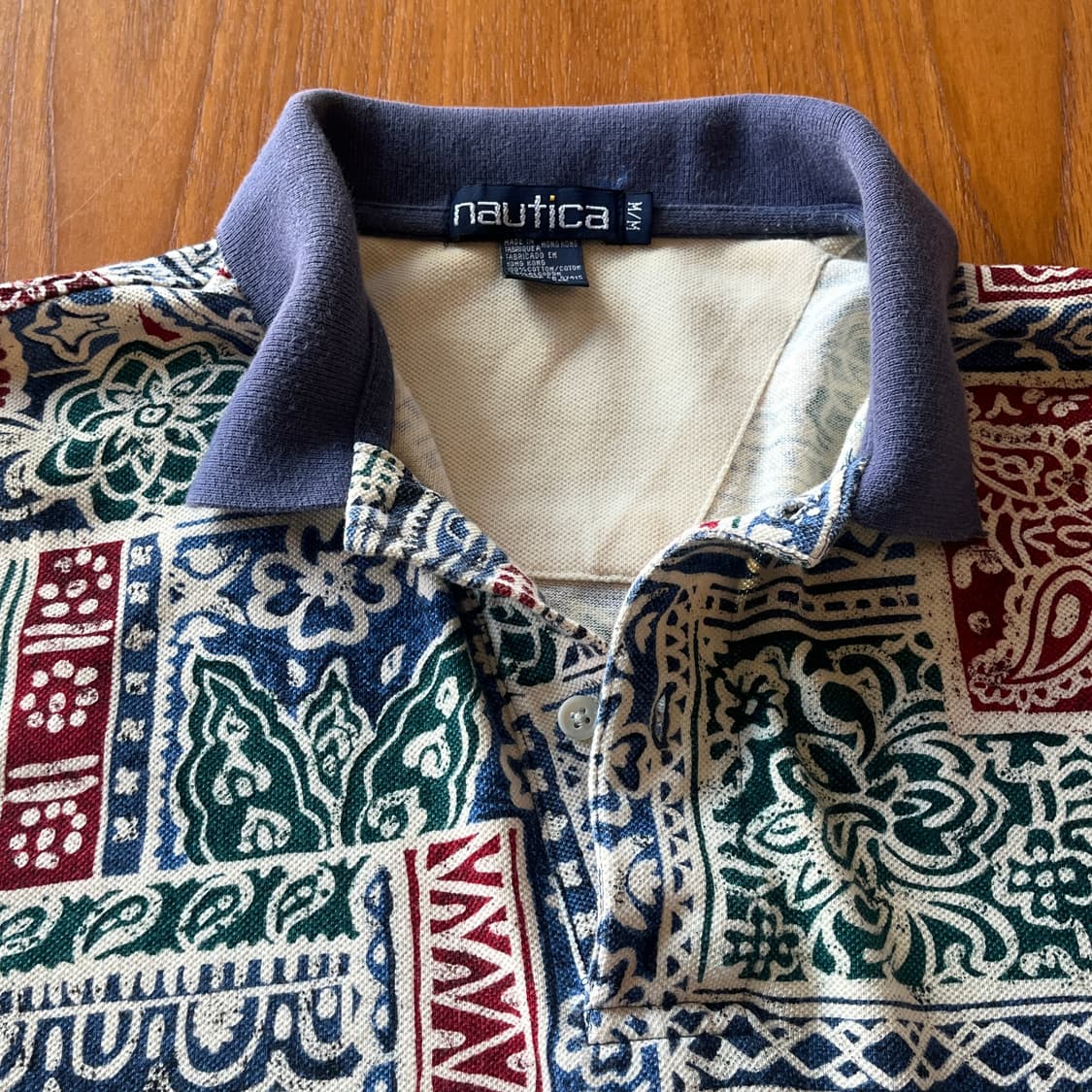 90's Nautica Ethnic Pattern 1/2 PK-T 상품이미지5