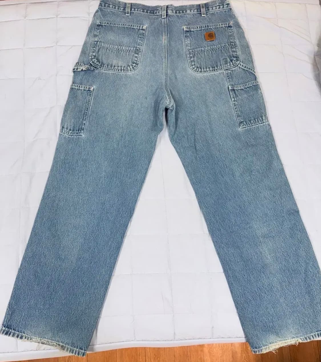 Carhartt 칼하트 가죽탭 빈티지 카펜터 데님 청바지 상품이미지2