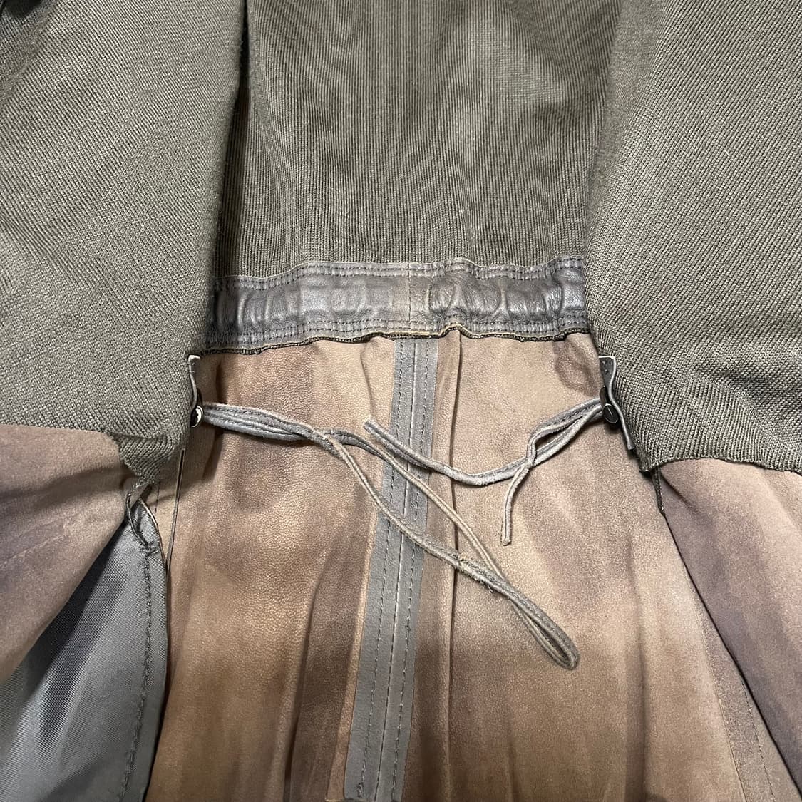 [XS~S] DECO 하이넥 레더 여성 자켓 상품이미지9