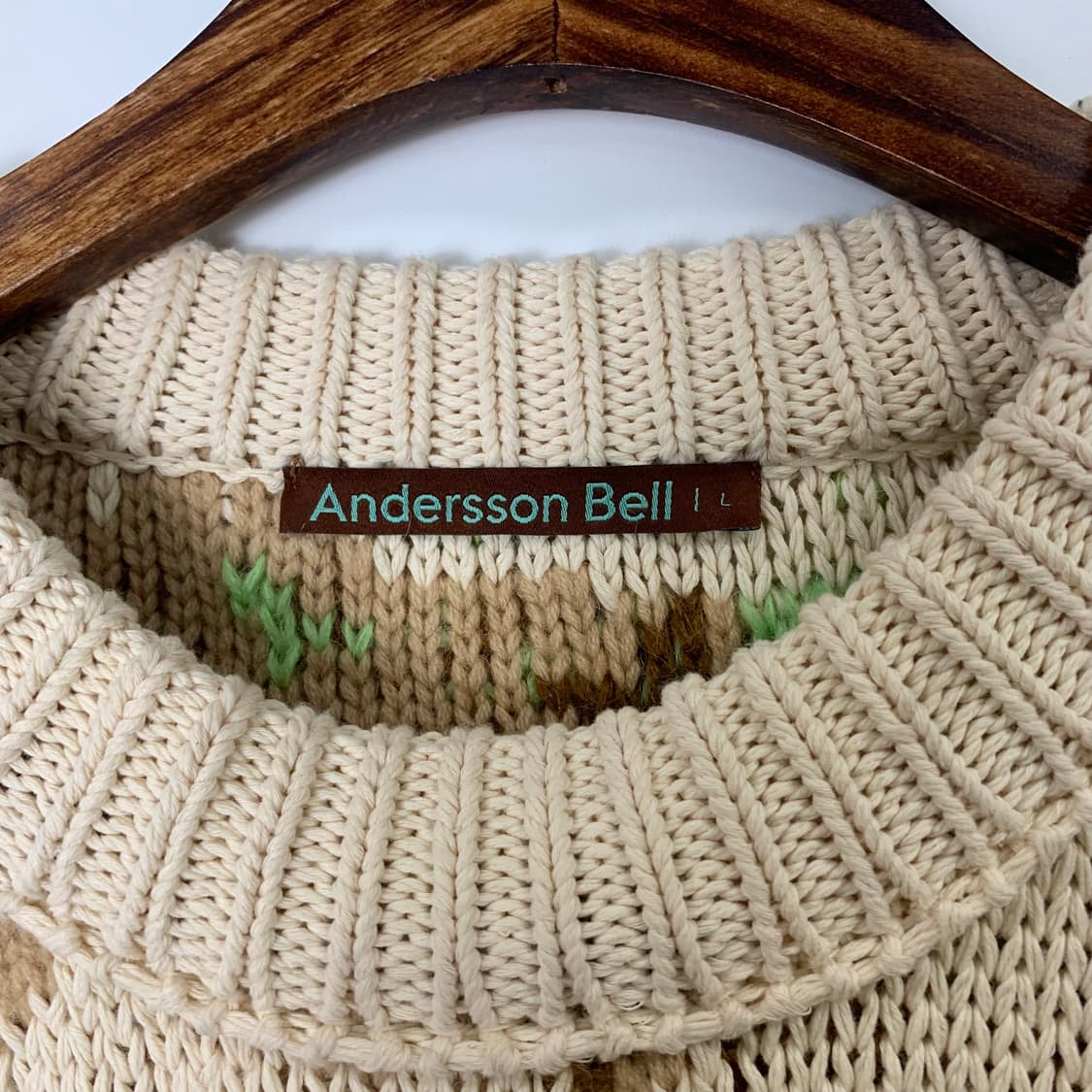 앤더슨벨 유니섹스 델라 인타샤 크루넥 스웨터 니트 상품이미지6