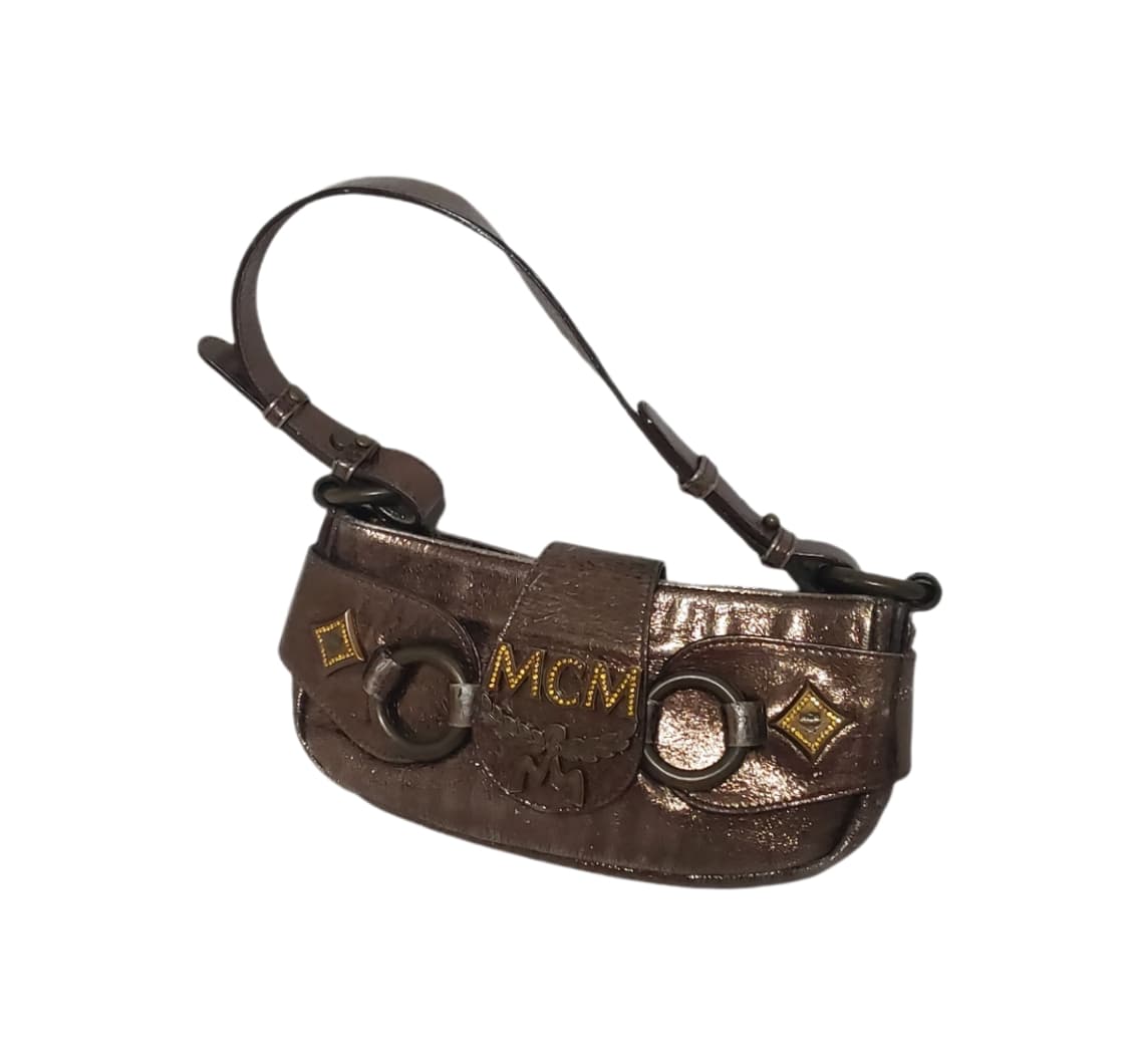 MCM 엠씨엠 브론즈 빈티지 미니백 Y2K 상품이미지1