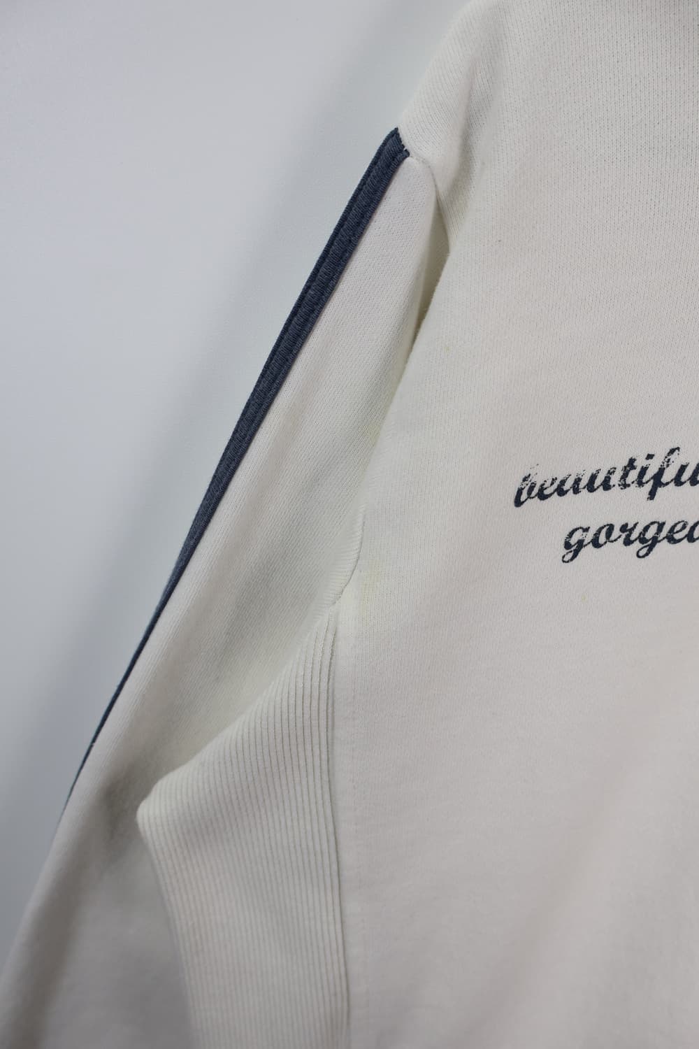 Jpn Kitsch White Cotton Zip Up 상품이미지7