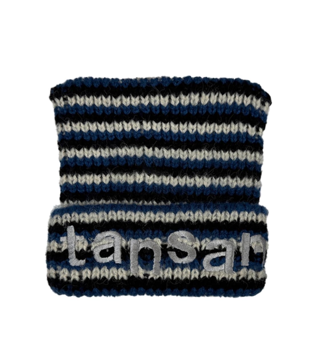 탄산 마그네슘 로고 캣 비니 블루 스트라이프  상품이미지1