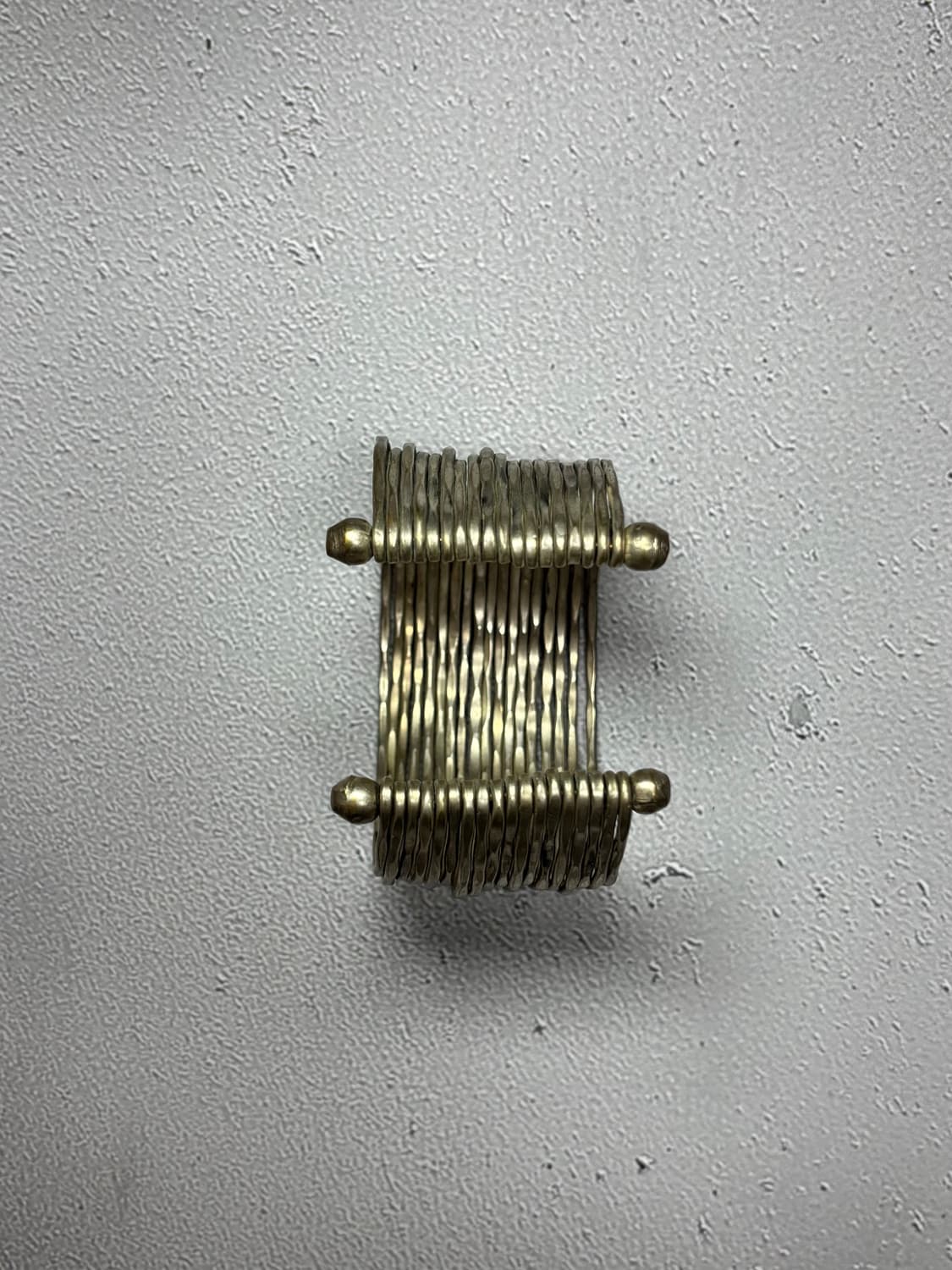 Stacked metallic gold tone bangle 상품이미지2