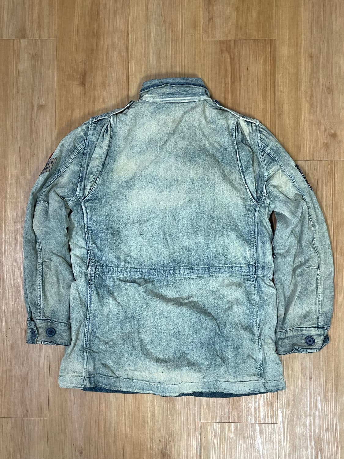 폴로 성조기 워싱 데님 청자켓  상품이미지3