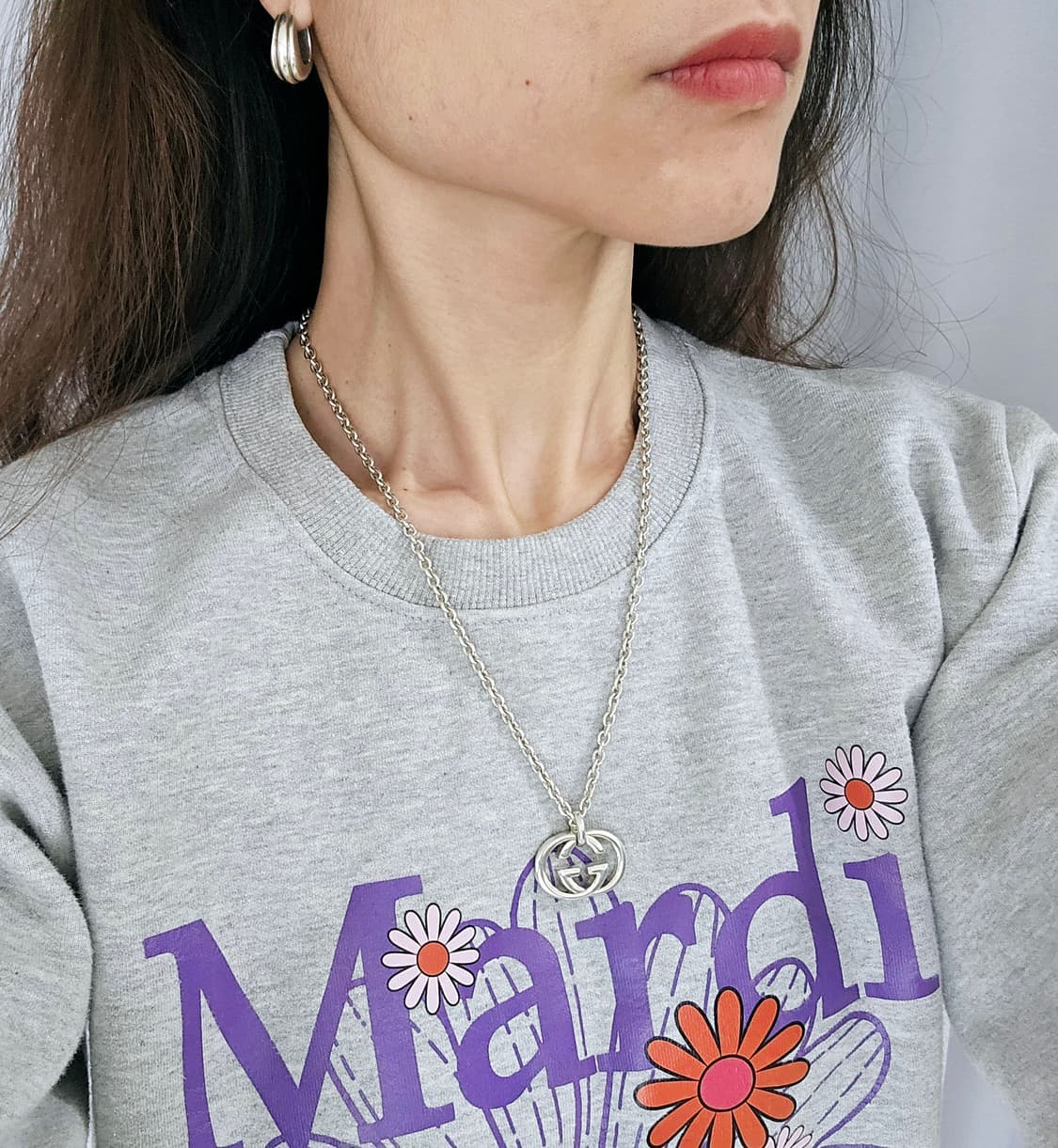 구찌 인터로킹 G 펜던트 목걸이[남녀공용] [정품] 상품이미지6