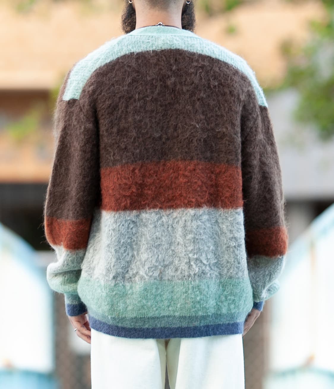 요크 YOKE 23FW 모헤어 보더 가디건 상품이미지7