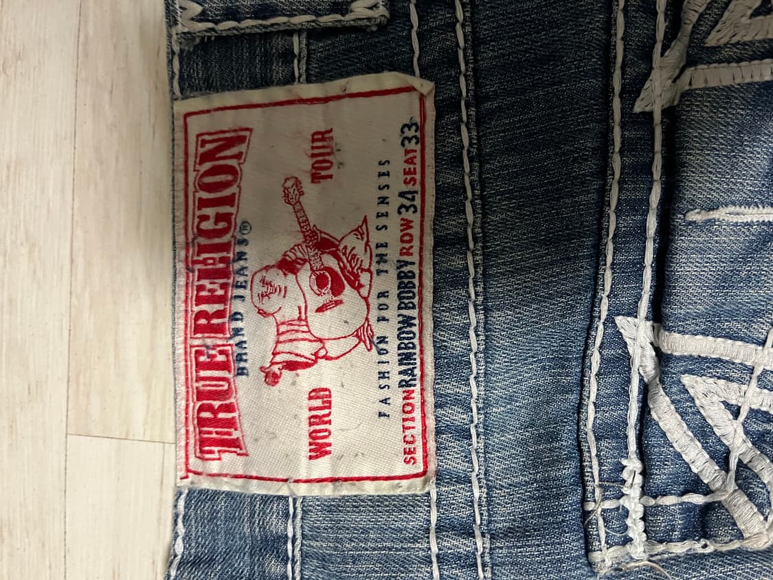 트루릴리젼 연청바지 상품이미지4