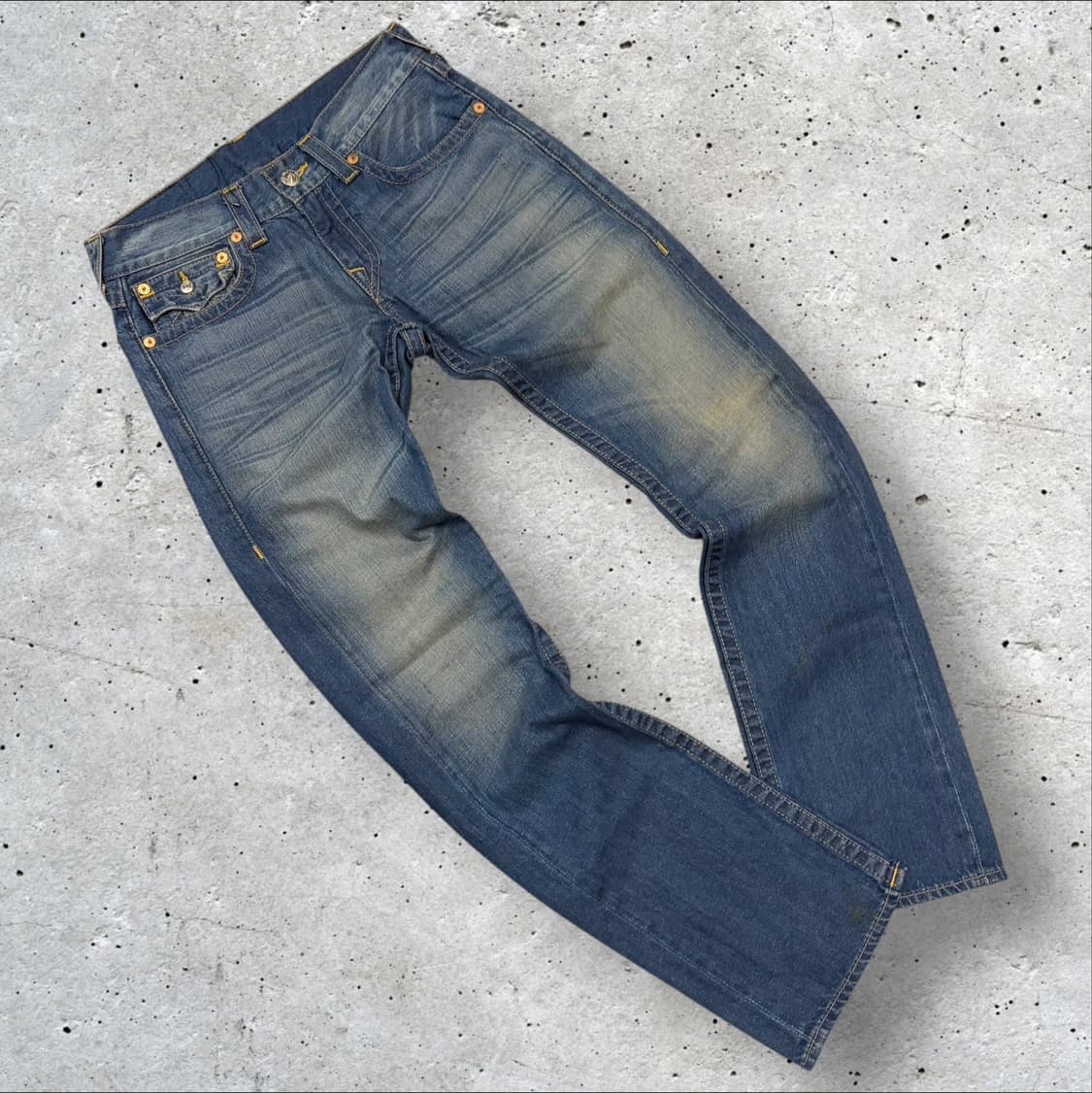 [30] 트루릴리젼 스트레이트 데님 청바지 팬츠 B895 상품이미지2