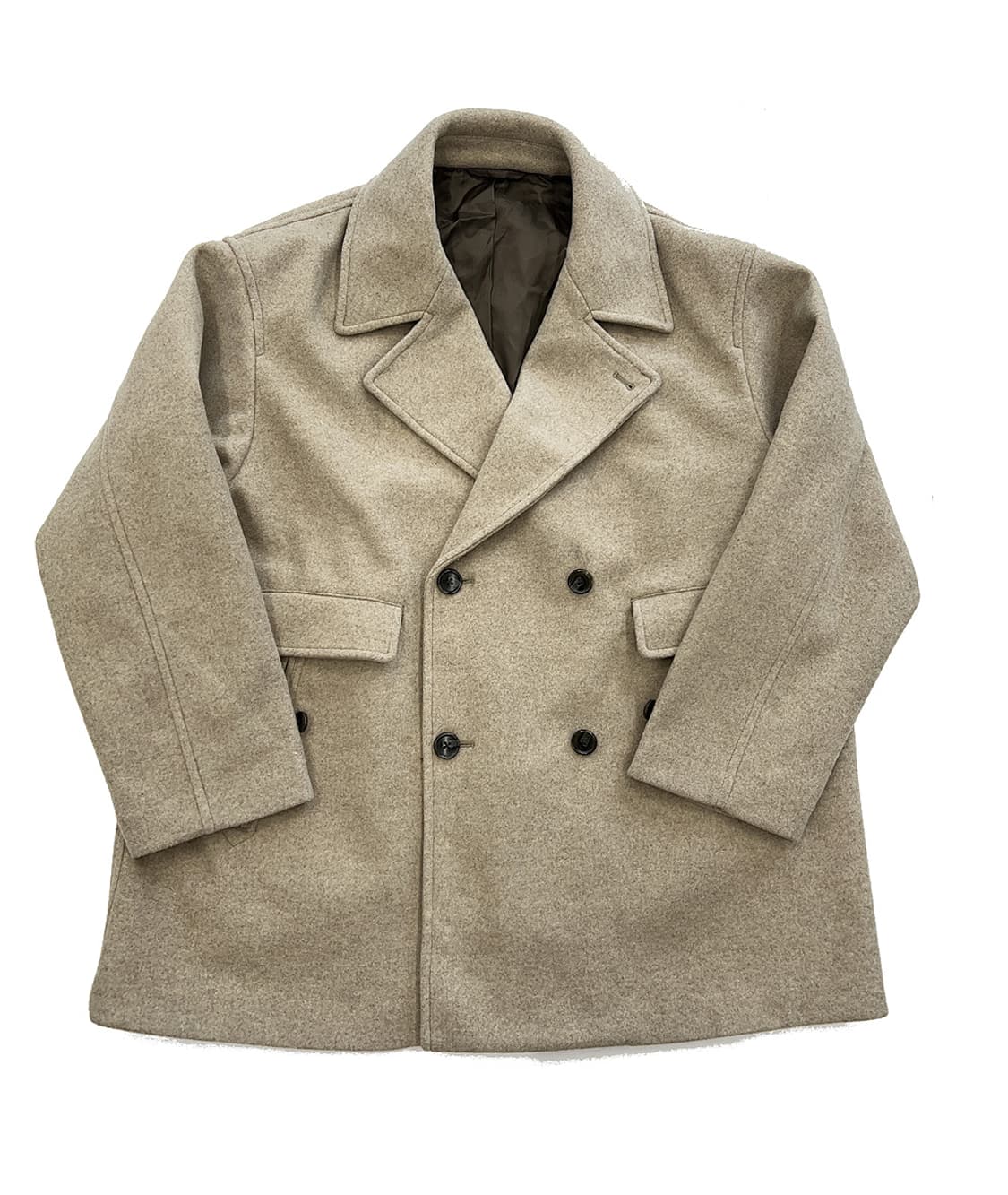 BEAMS 빔즈 더블 버튼 반코트 상품이미지6