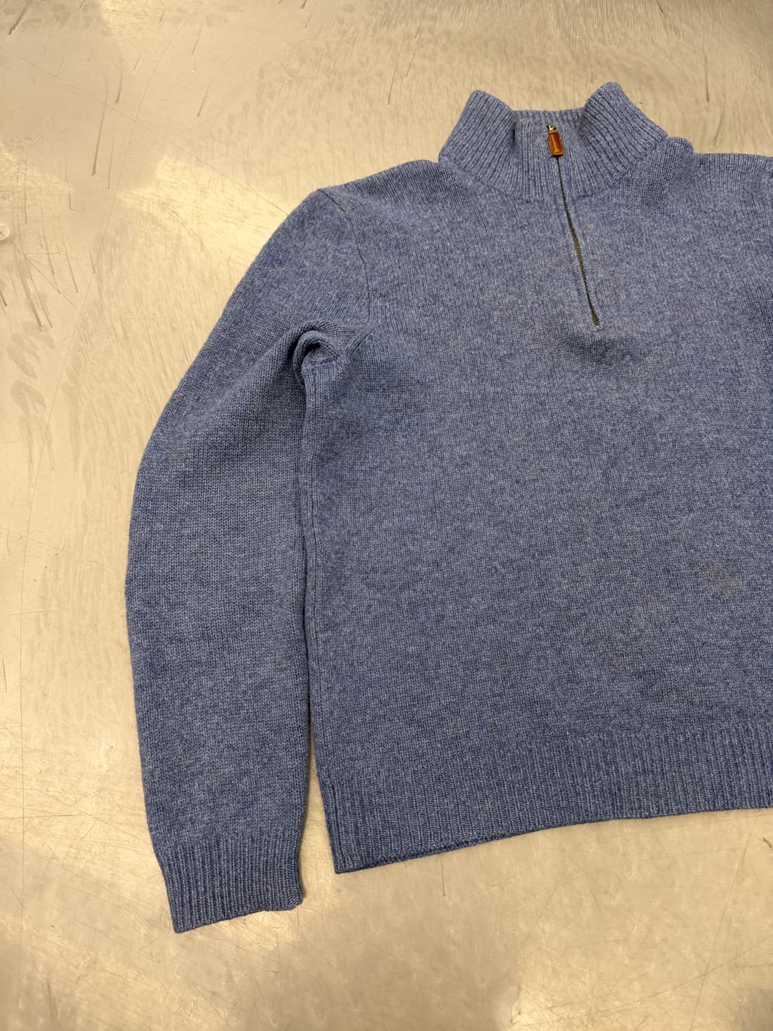 1990s POLO RALPH LAUREN 폴로램스울 하프집업스웨터 상품이미지6